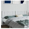 Image de Hoofdbord 193 cm metaal wit355549