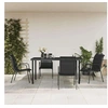 Image de Salon de jardin acier gris 5 pieces 6 personnes