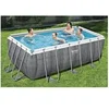 Image de Ensemble de piscine rectangulaire Power Steel 412x201x122 cm, piscine à cadre, ensemble de piscine,, piscine hors sol, piscine familiale