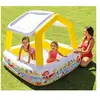 Image de Piscine avec parasol gonflable 157x157x122 cm, piscine pour enfants, piscine de natation,, piscine gonflable, centre de jeux