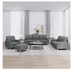 Image de Ensemble de canapés 4 pcs avec coussins Gris foncé Tissu3201251