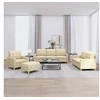 Image de 4-delige Loungeset met kussens stof cràmekleurig3201252