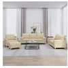 Image de Ensemble de canapés 4 pcs avec coussins crème tissu3201268