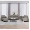 Image de Ensemble de canapés 4 pcs avec coussins taupe tissu3201273