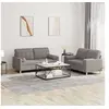 Image de Ensemble de Canapés avec Coussins 2 pcs, Canapés avec Accoudoirs et Dossier, Ensemble de Meubles, Mobilier de Salon, 3201297