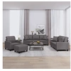 Image de Ensemble de canapés 4 pcs avec coussins gris similicuir