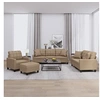 Image de 4-delige Loungeset met kussens kunstleer cappuccinokleurig3201357
