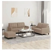 Image de 3-delige Loungeset met kussens kunstleer cappuccino3201367