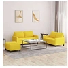 Image de Salon de jardin modulable bois jaune 3 pieces