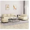 Image de Salon de jardin modulable bois beige 3 pieces