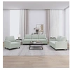 Image de Ensemble de canapés 3 pcs avec coussins Gris clair Velours3201476