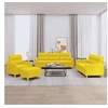 Image de Salon de jardin modulable bois jaune 4 pieces