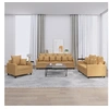 Image de Ensemble de canapés 3 pcs avec coussins Marron Velours3201687