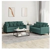 Image de Ensemble de Canapés avec Coussins 2 pcs, Canapés avec Accoudoirs et Dossier, Ensemble de Meubles, Mobilier de Salon, 3201702
