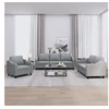 Image de Ensemble de canapés 3 pcs avec coussins Gris clair Tissu3201770