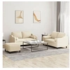 Image de 3-delige Loungeset met kussens stof cràmekleurig3201828
