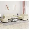 Image de 3-delige Loungeset kunstleer cràmekleurig3201920