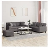 Image de 3-delige Loungeset met kussens kunstleer grijs3201931