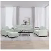 Image de 4-delige Loungeset met kussens fluweel lichtgrijs3201964
