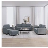 Image de Ensemble de canapés 4 pcs avec coussins gris foncé velours3201965