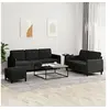Image de Ensemble de canapés 3 pcs noir velours3202029
