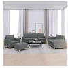 Image de Ensemble de canapés 4 pcs avec coussins Gris foncé Tissu3202063