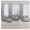Image de Ensemble de canapés 4 pcs coussins gris clair tissu 3202078