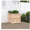 Image de Jardinière d'extérieur 60x60x60 cm bois de pin massif 837424