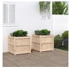 Image de Jardinières 2 pcs bois de pin massif 837425