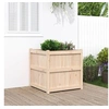 Image de Jardinière d extérieur 70x70x70 cm bois de pin massif