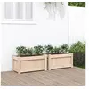 Image de Jardinières 2 pcs bois de pin massif