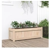 Image de Jardinière d extérieur 90x31x31 cm bois de pin massif