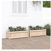 Image de Jardinières 2 pcs bois de pin massif 837450