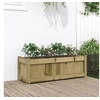 Image de Jardinière d extérieur 90x31x31 cm bois de pin imprégné