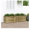 Image de Jardinières 2 pcs bois de pin imprégné