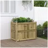 Image de Jardinière 90x50x70 cm bois de pin imprégné