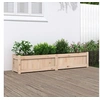 Image de Jardinière 150x31x31 cm bois de pin massif
