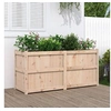 Image de Jardinière 150x50x70 cm bois de pin massif