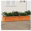 Image de Jardinière cire marron 180x31x31 cm bois de pin massif 837498