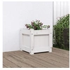 Image de Jardinière blanc 31x31x31 cm bois de pin massif 837396
