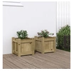 Image de Jardinières 2 pcs bois de pin imprégné