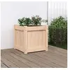 Image de Jardinière 40x40x40 cm bois de pin massif