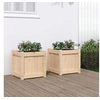 Image de Jardinières 2 pcs bois de pin massif