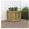 Image de Jardinière 40x40x40 cm bois de pin imprégné