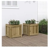 Image de Jardinières 2 pcs bois de pin imprégné