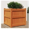 Image de Jardinière cire marron 50x50x50 cm bois de pin massif 837418