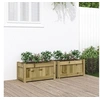 Image de Jardinières 2 pcs bois de pin imprégné