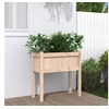 Image de Jardinières avec pieds 70x31x70 cm bois de pin massif