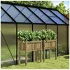 Image de Jardinières 2 pcs avec pieds bois de pin imprégné