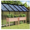 Image de Jardinières 2 pcs avec pieds bois massif douglas